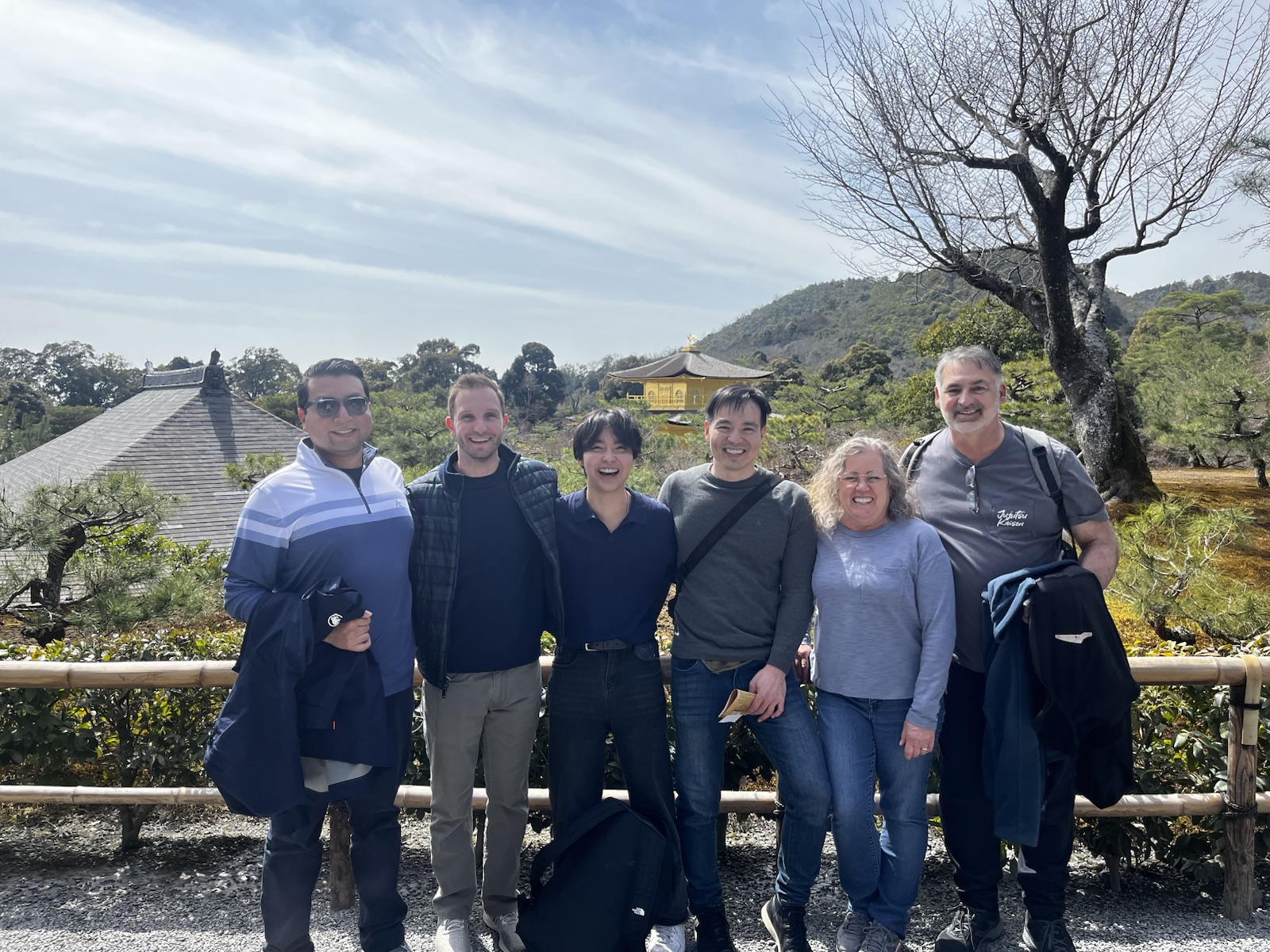 GuideMe Japan tour guide with international guests in Japan